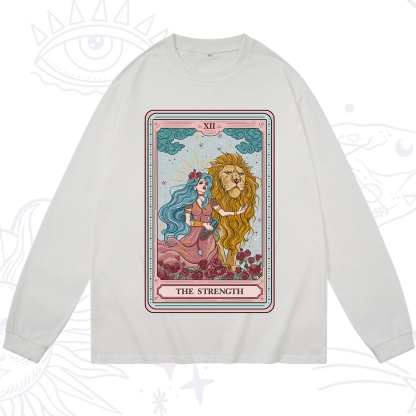 Purplehecate The Strength Tarot Long Sleeve T-Shirt