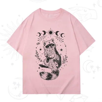 Purplehecate Lunar Magic Raccoon T-Shirt