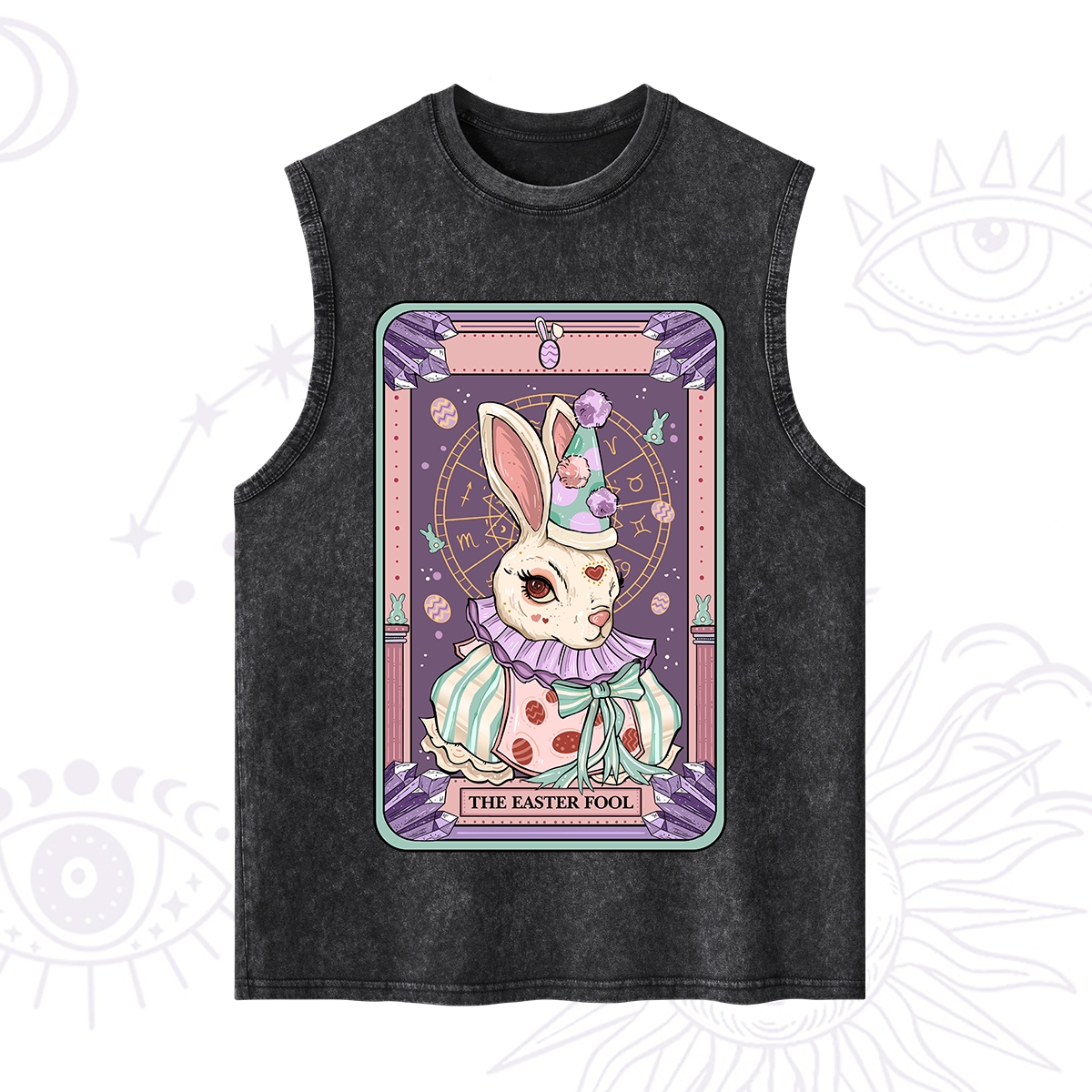 Purplehecate The Easter Fool Tarot Washed Tank
