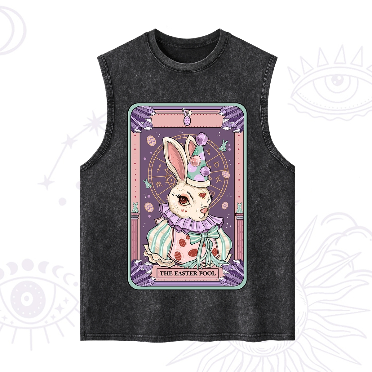 Purplehecate The Easter Fool Tarot Washed Tank