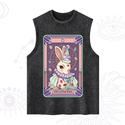 Purplehecate The Easter Fool Tarot Washed Tank