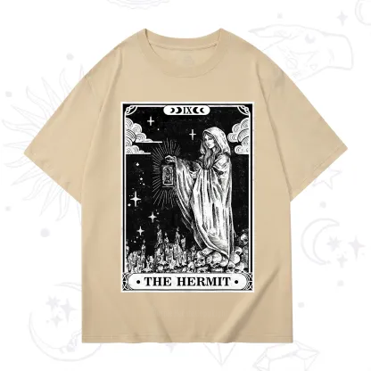 Purplehecate The Hermit Goddess Tarot Card T-Shirt