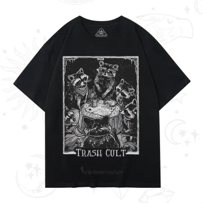 Purplehecate Trash Cult Raccoon T-Shirt