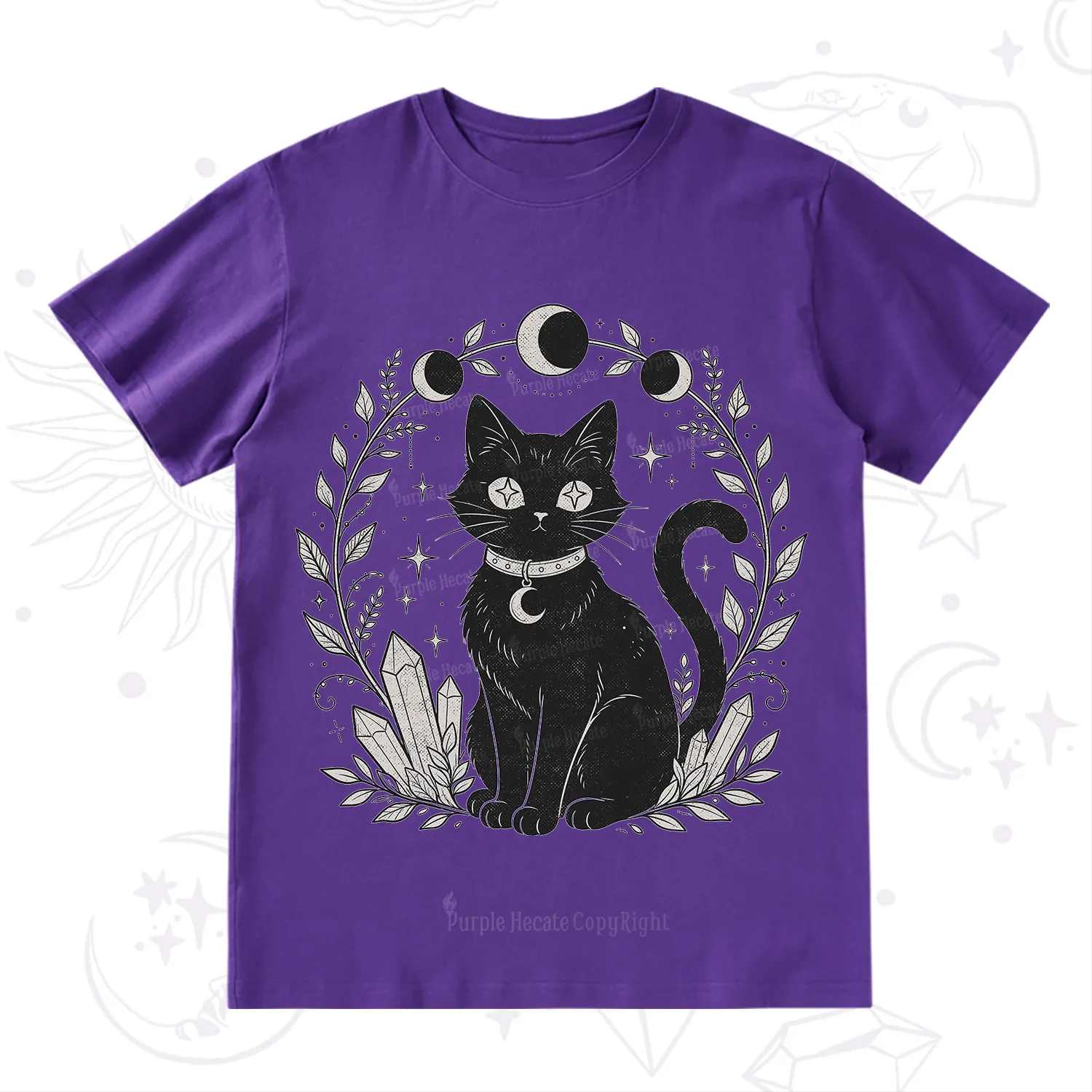 Purplehecate Mystical Cat T-Shirt