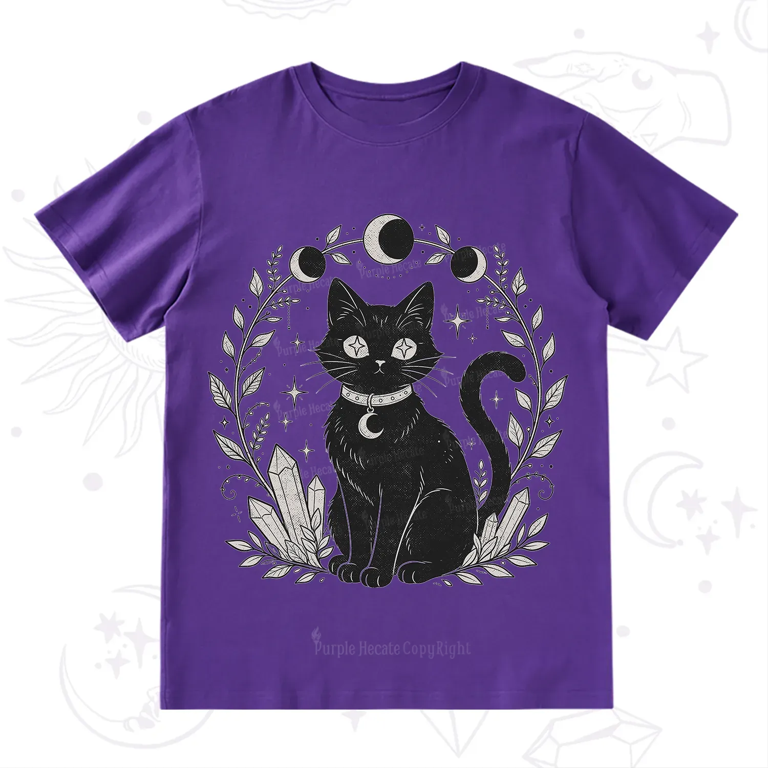 Purplehecate Mystical Cat T-Shirt