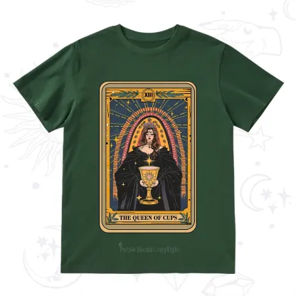 Purplehecate The Queen of Cups Tarot T-Shirt