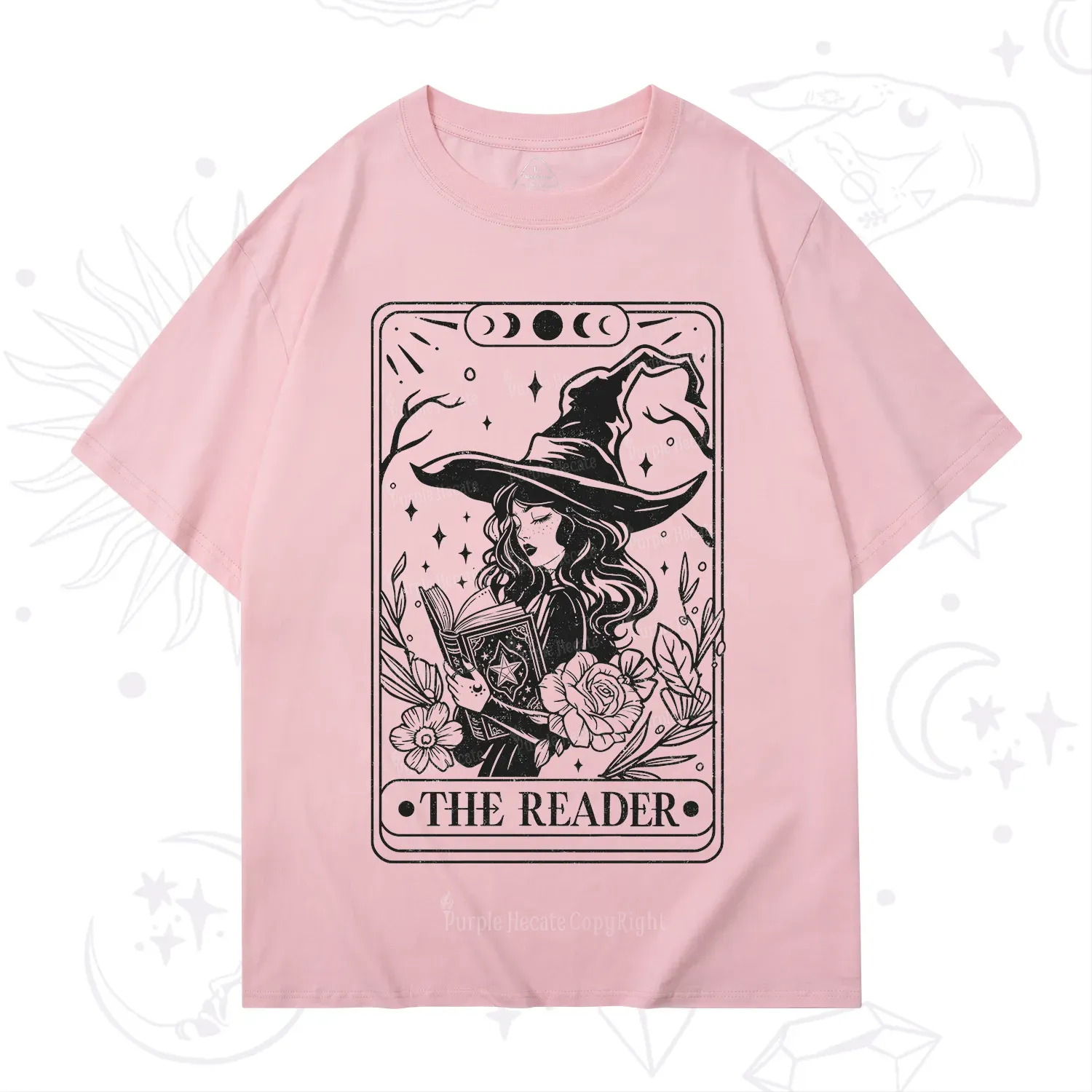 Purplehecate The Witch Reader Tarot T-Shirt