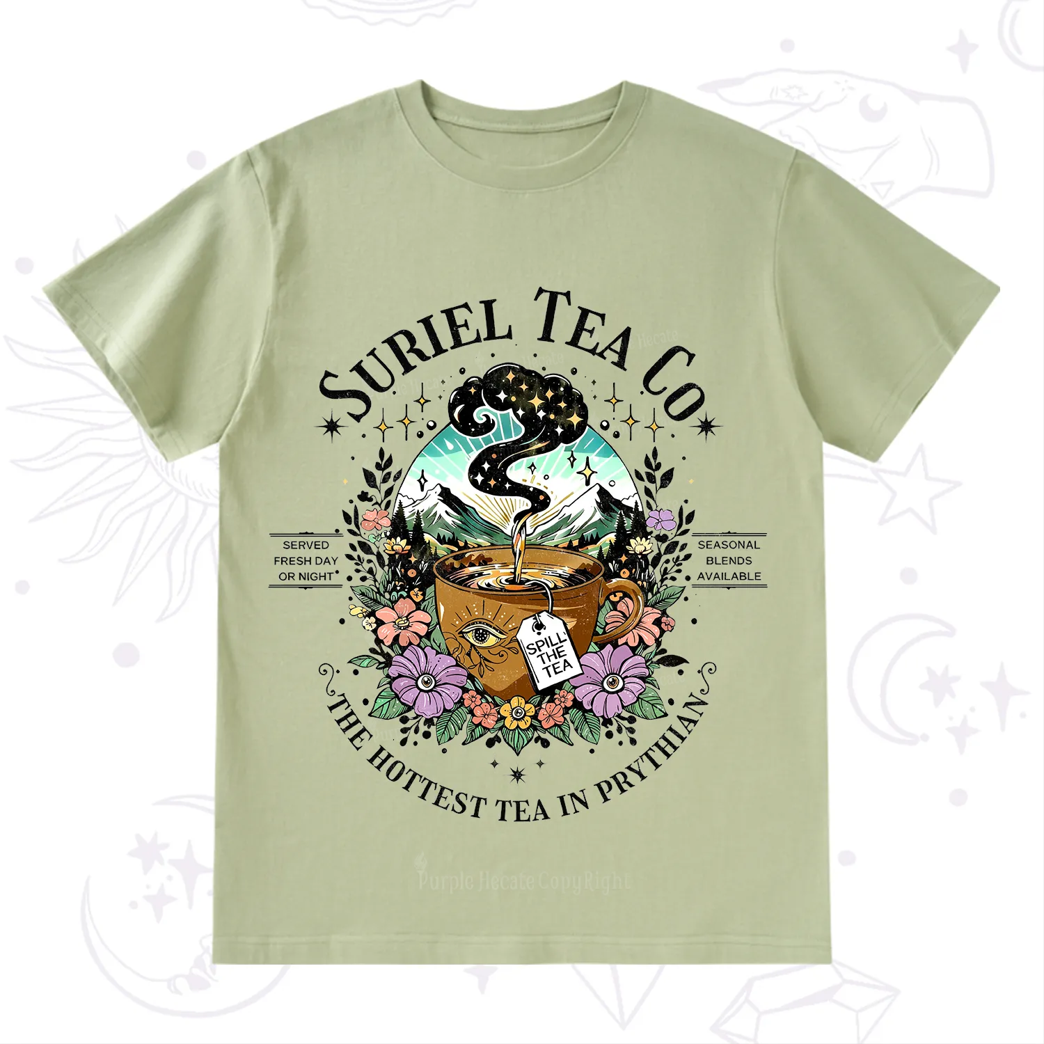 Purplehecate The Forest Tea Oracle T-Shirt