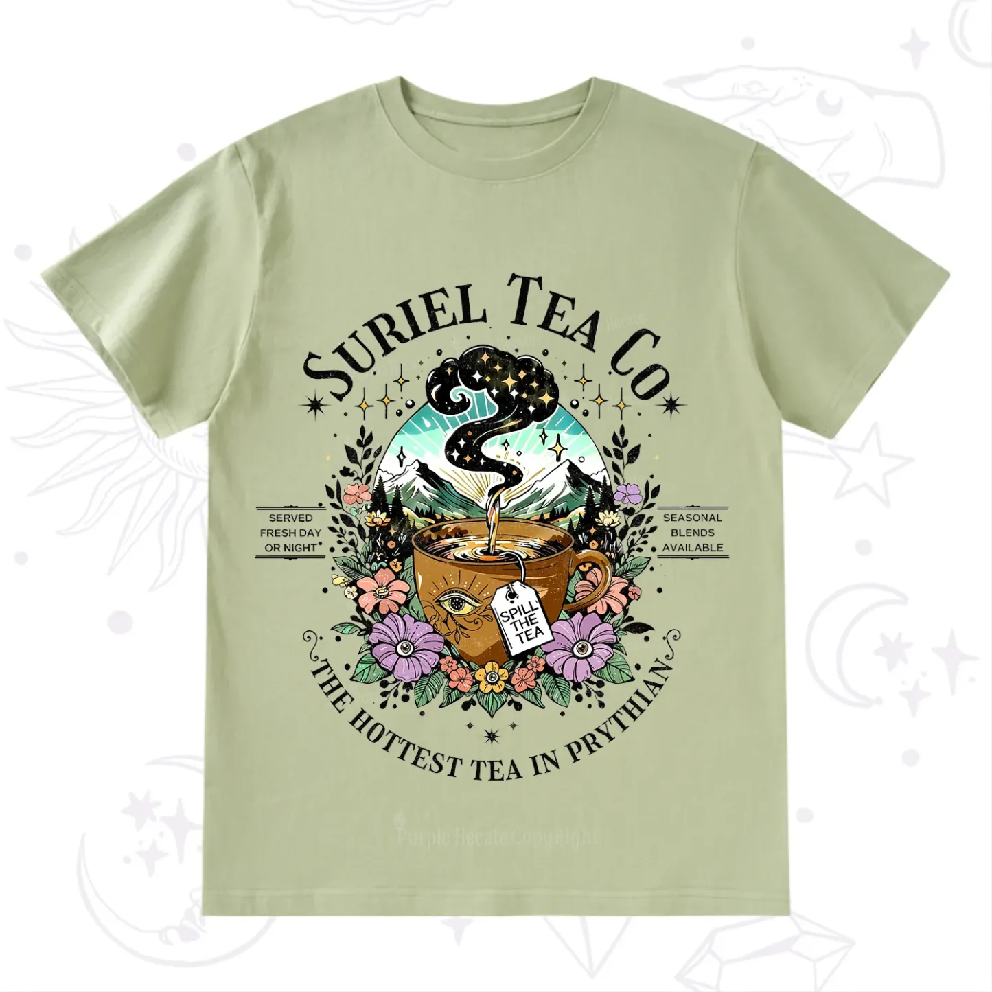 Purplehecate The Forest Tea Oracle T-Shirt
