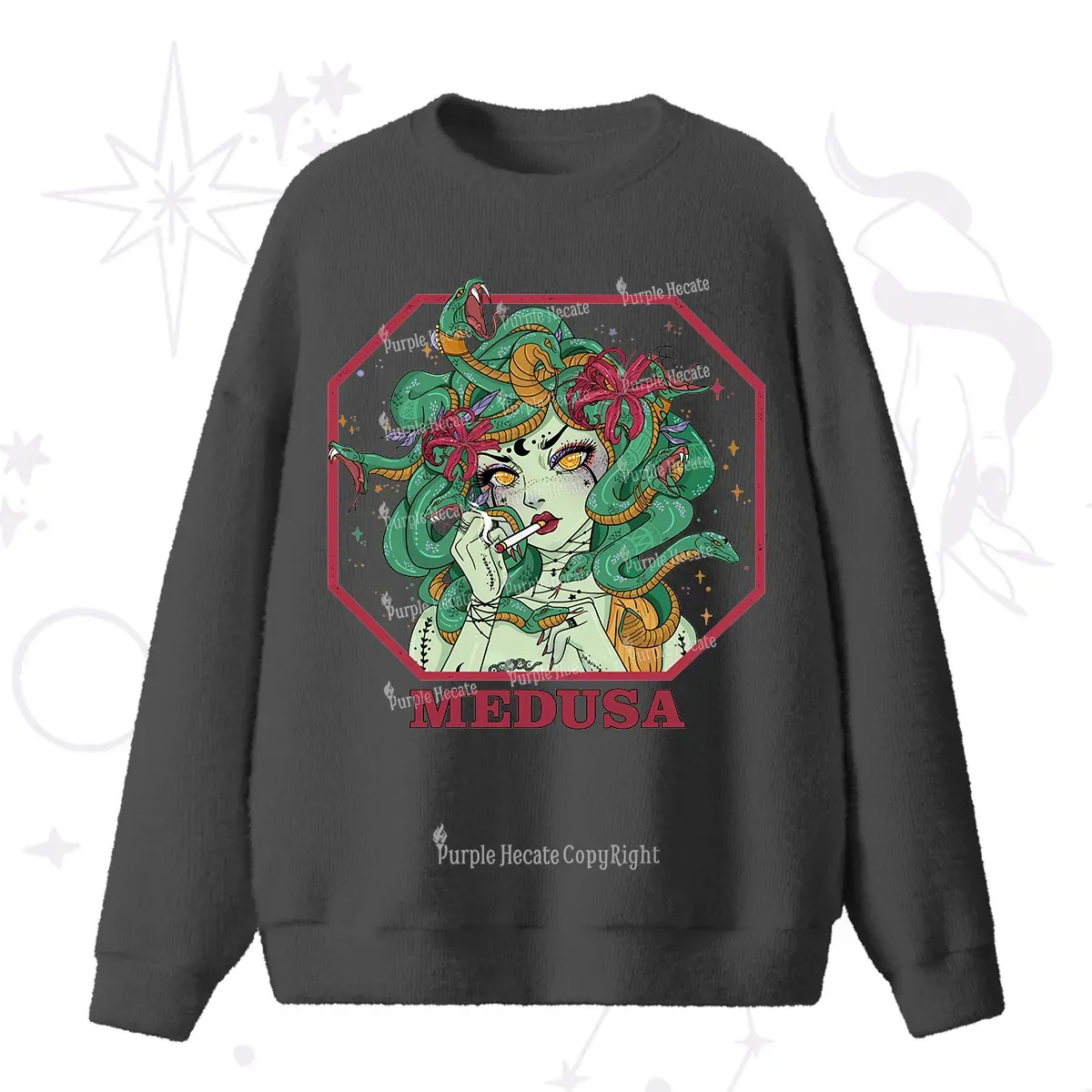[Copy]Purplehecate Cute Cat Christmas Fuzzy Sweater