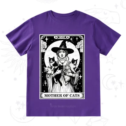 Purplehecate The Mother of Cats Tarot T-Shirt