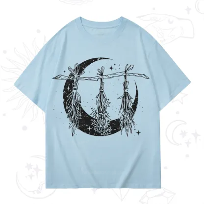 Purplehecate Witchy Moon Herbs T-Shirt
