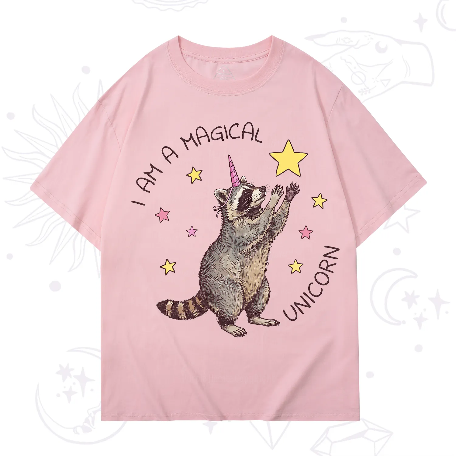 Purplehecate I Am A Magical Unicorn Raccoon T-Shirt