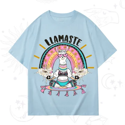 Purplehecate Llama Meditating T-Shirt