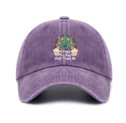 Purplehecate Drugs Not Hugs Baseball Cap