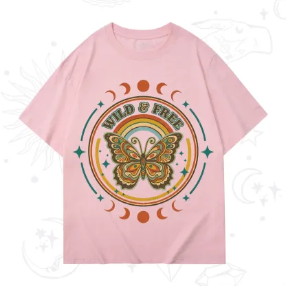 Purplehecate Wild?And?Free?Butterfly T-Shirt