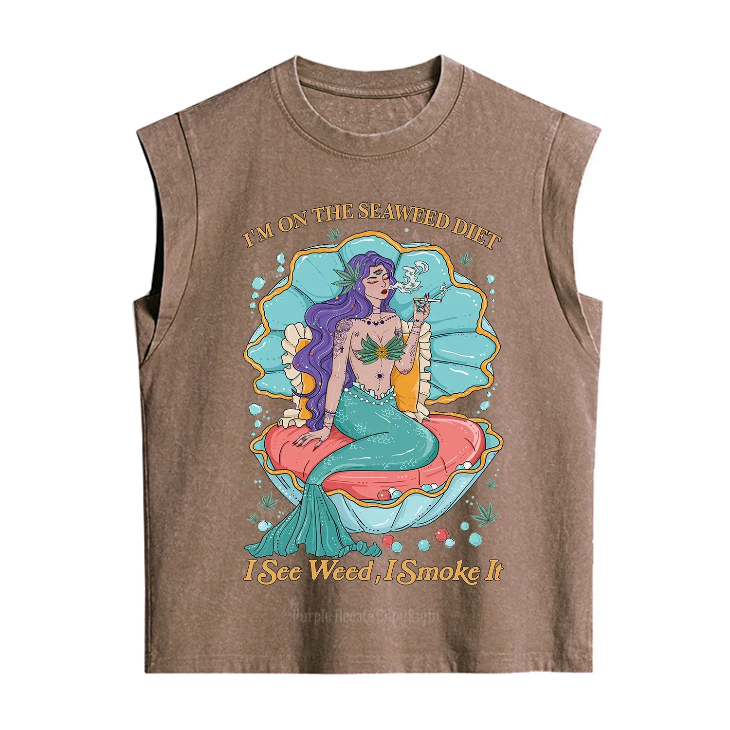 Purplehecate I See Weed I Smoke It Vintage Washed Tank
