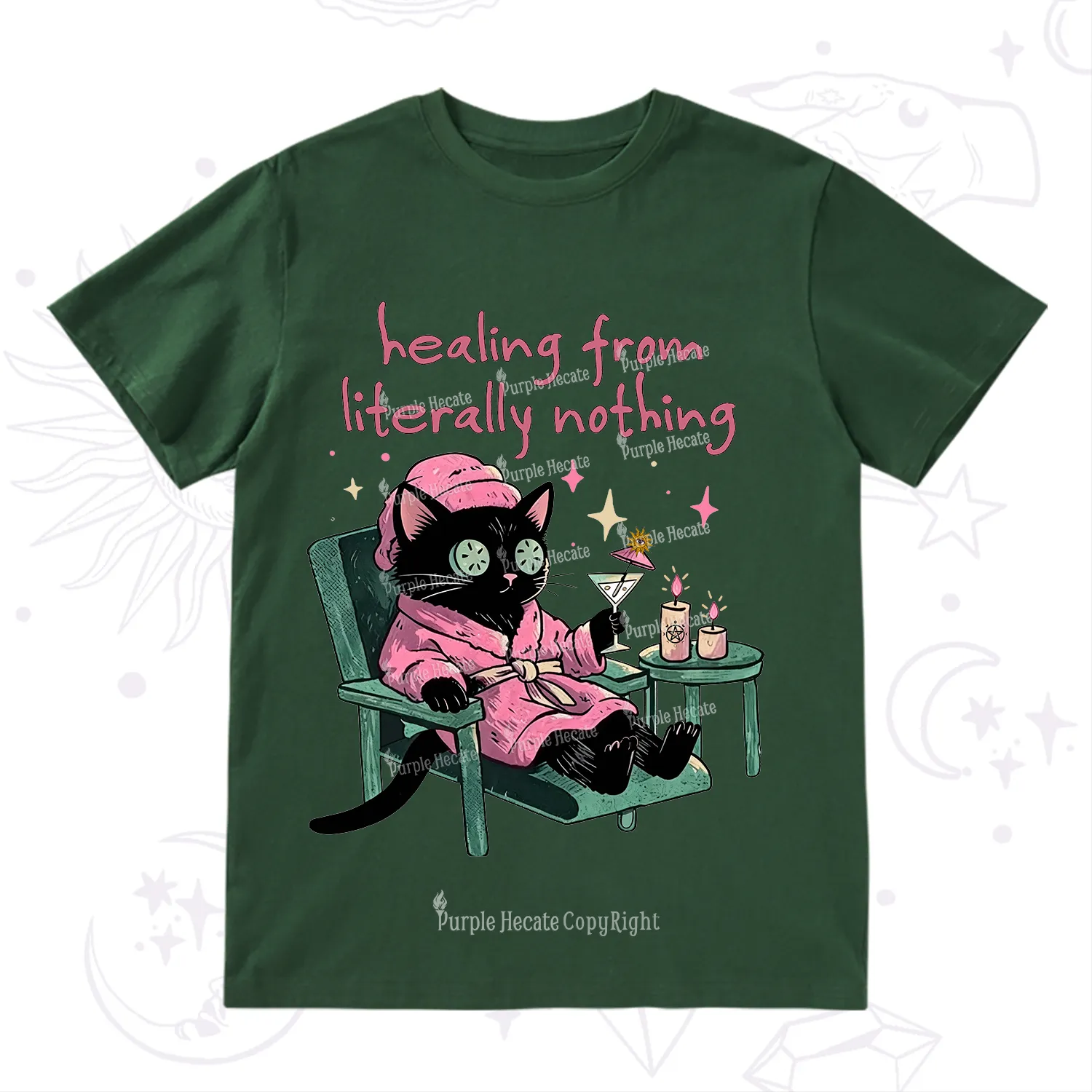 Purplehecate Healing From Literally Nothing T-Shirt