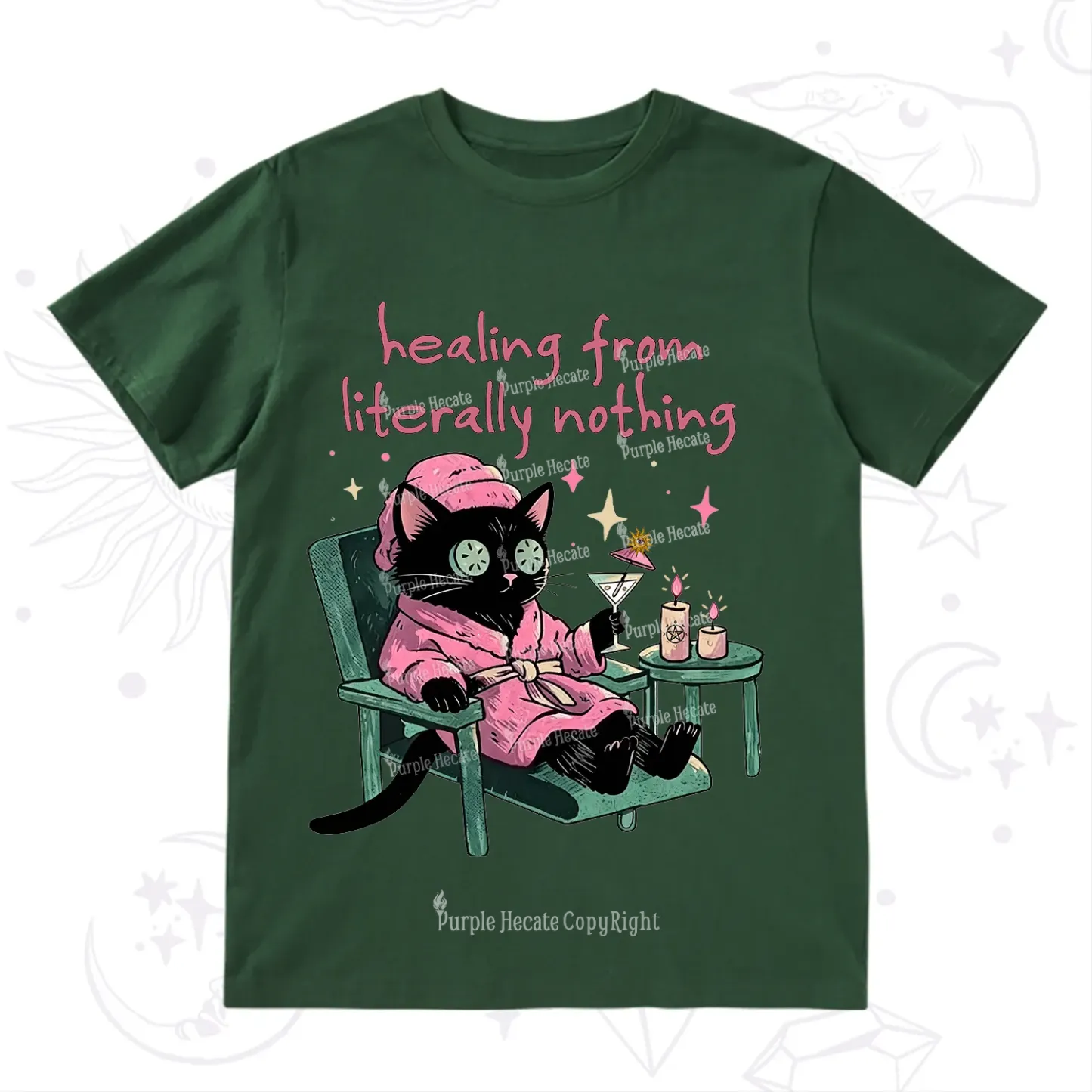 Purplehecate Healing From Literally Nothing T-Shirt