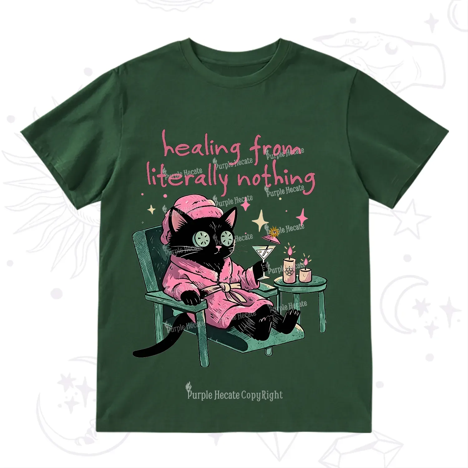 Purplehecate Healing From Literally Nothing T-Shirt