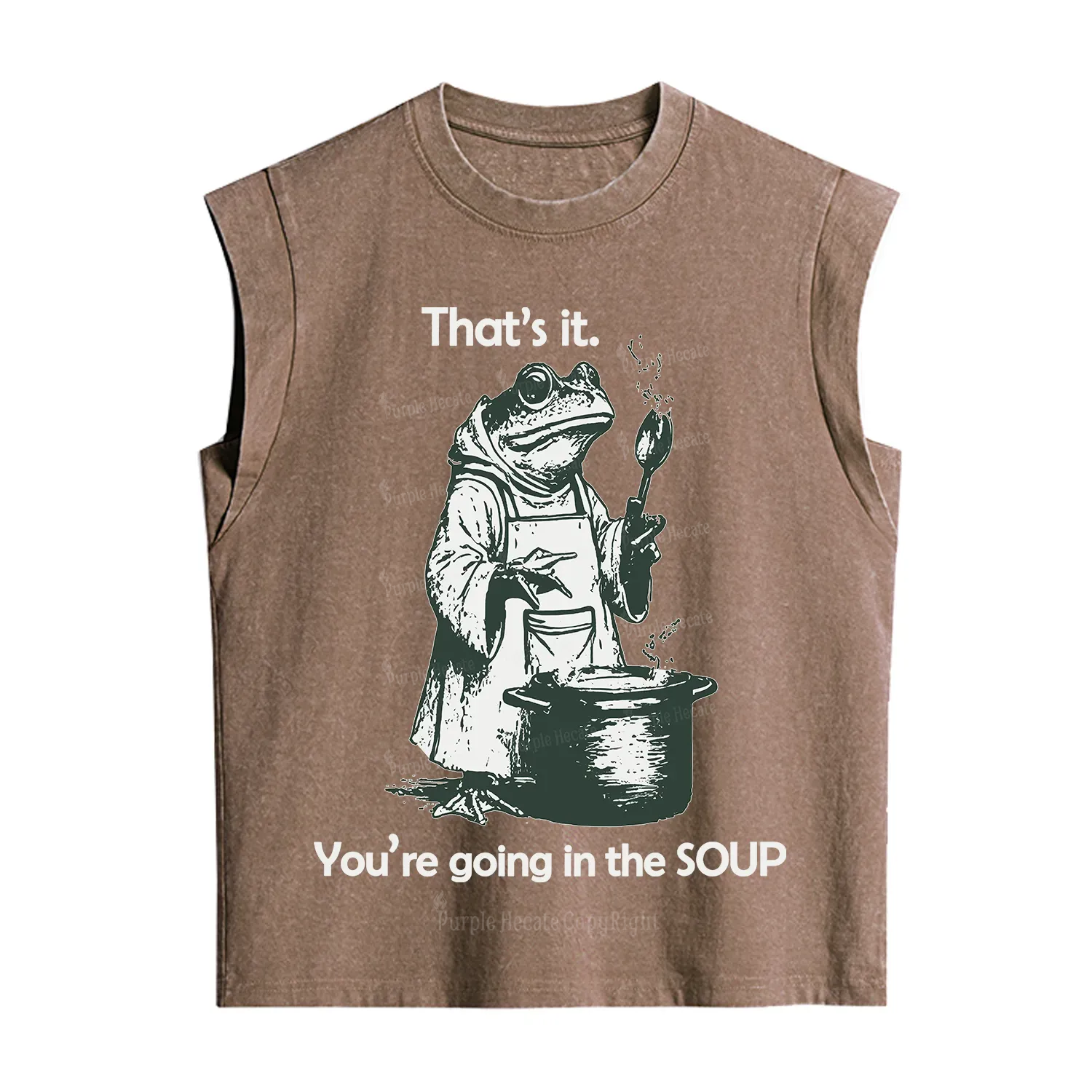 Purplehecate That's It You're Going in the Soup Vintage Washed Tank