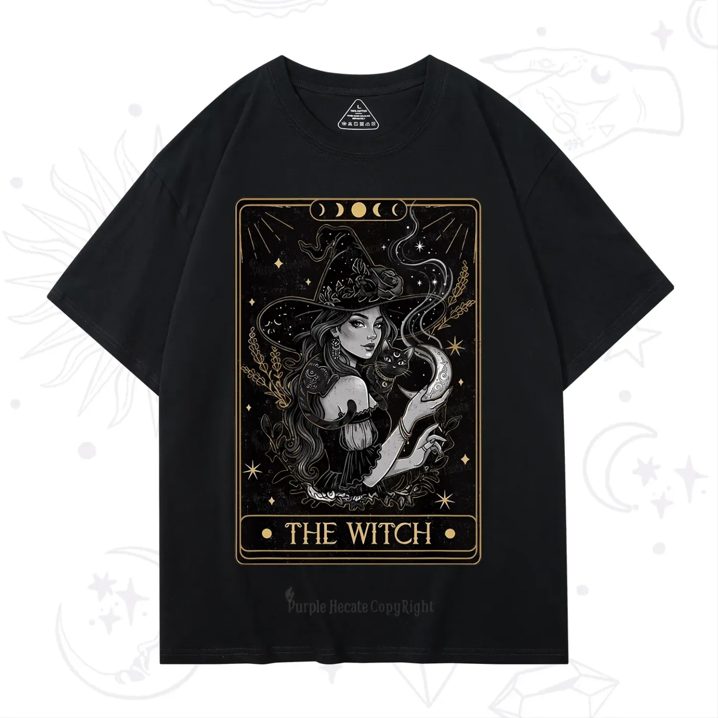 Purplehecate The Witch Enchanted Tarot Card T-Shirt