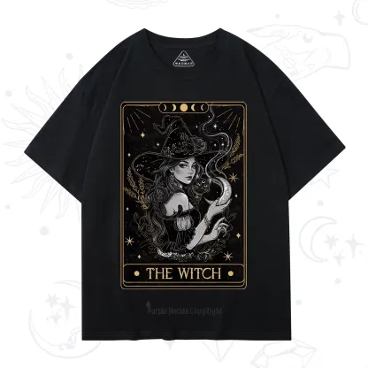 Purplehecate The Witch Enchanted Tarot Card T-Shirt