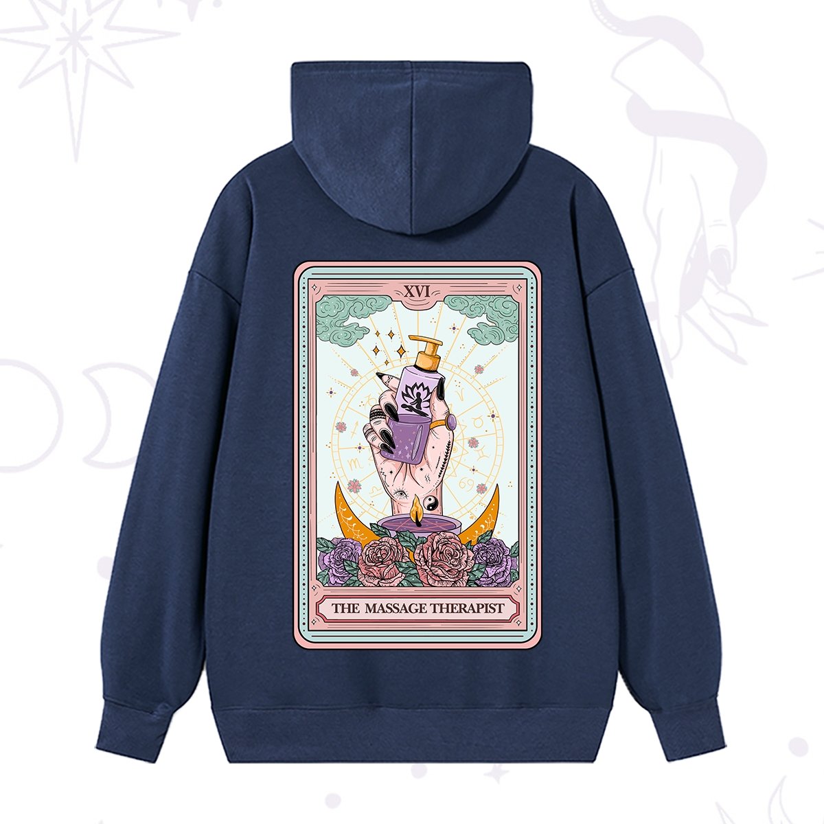 Purplehecate The Massage Therapist Tarot Card Hoodie