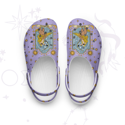 Purplehecate Sagittarius Zodiac Rubber Clogs