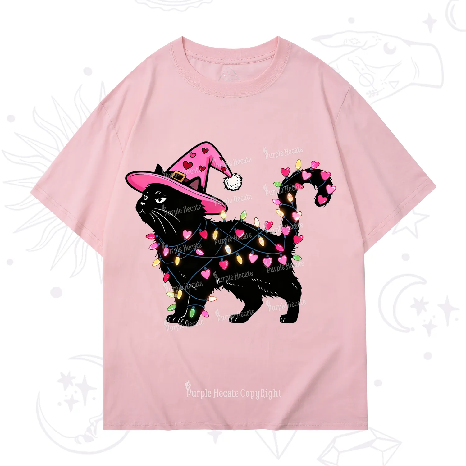 Purplehecate Cute Cat Valentine T-Shirt