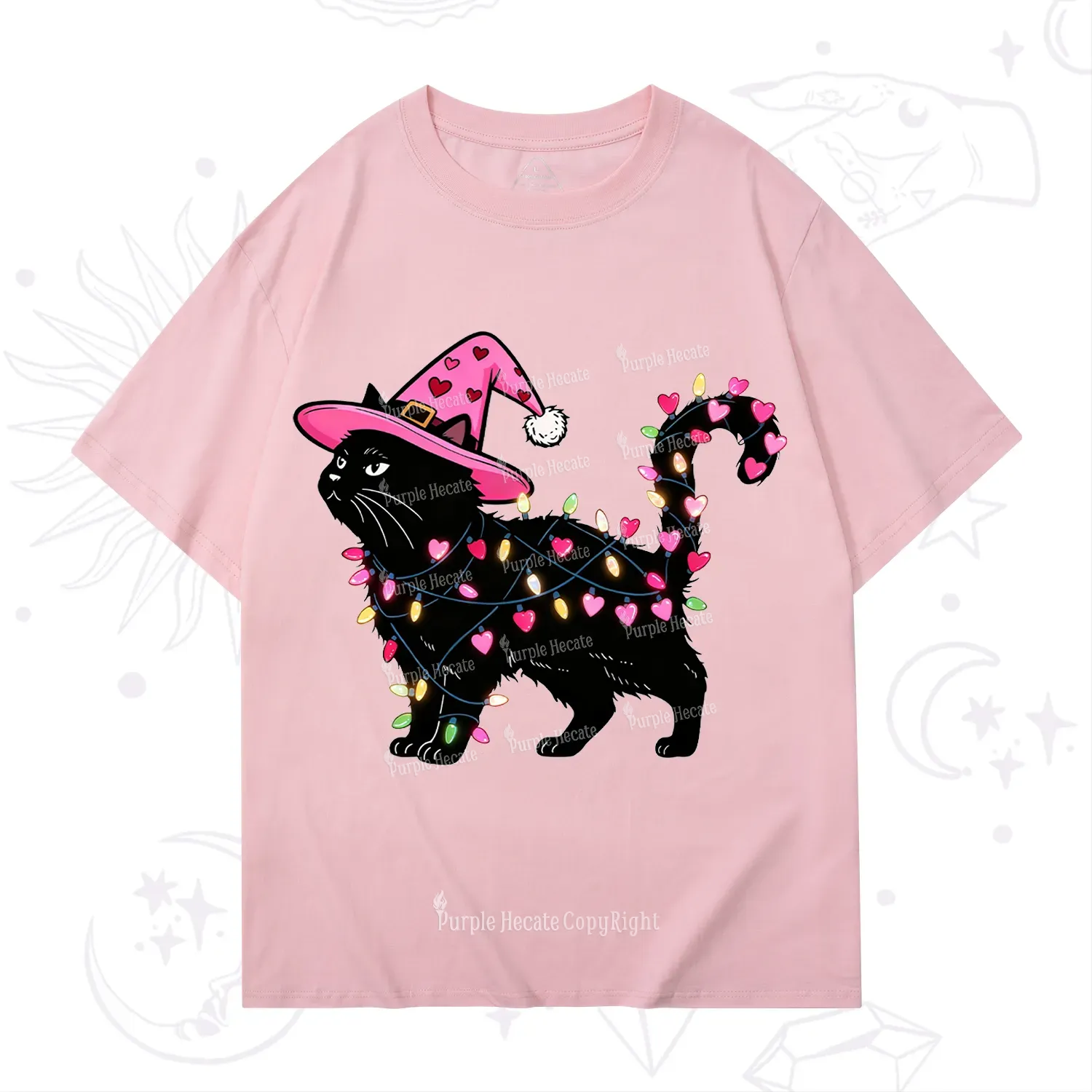 Purplehecate Cute Cat Valentine T-Shirt