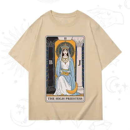 Purplehecate The High Priestess Tarot Card T-Shirt