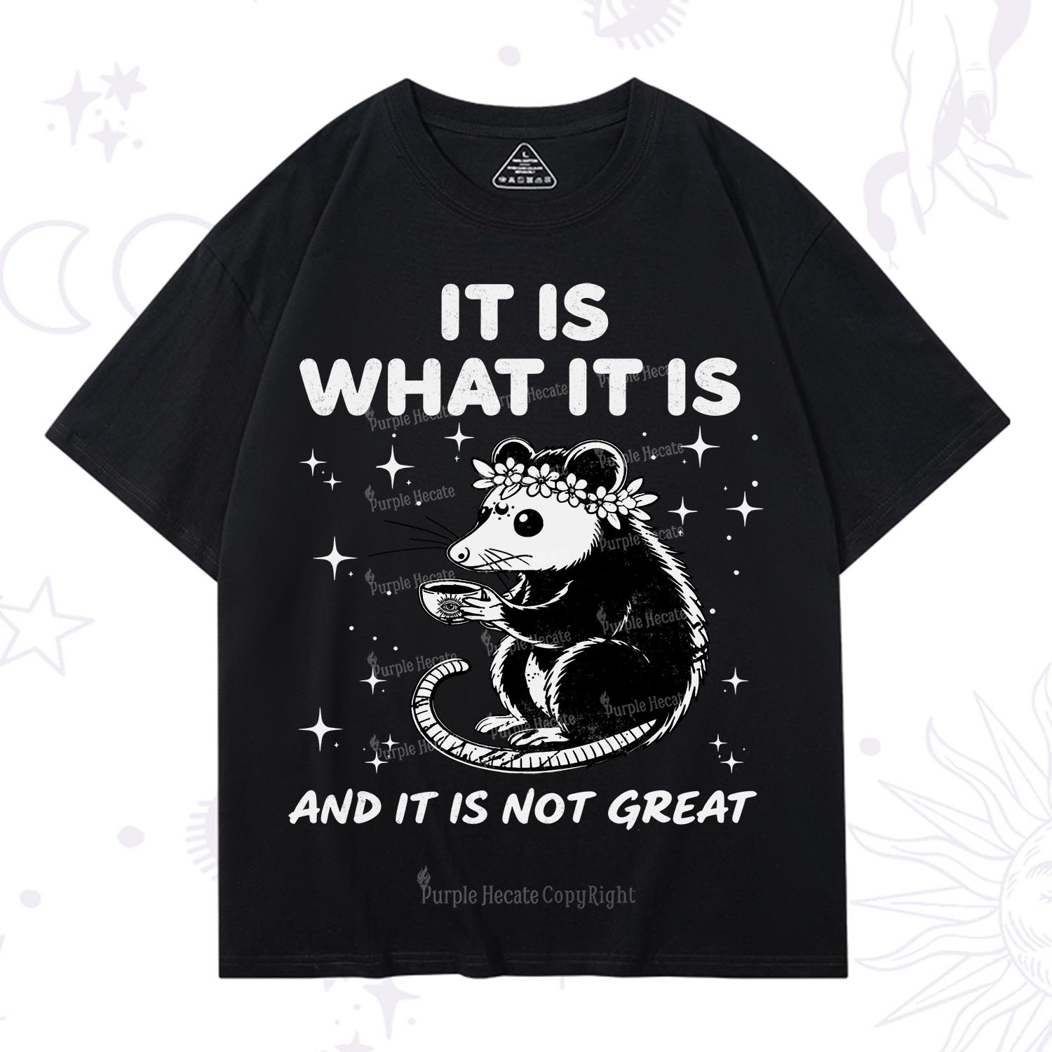 Purplehecate Possum It Is What It Is T-Shirt