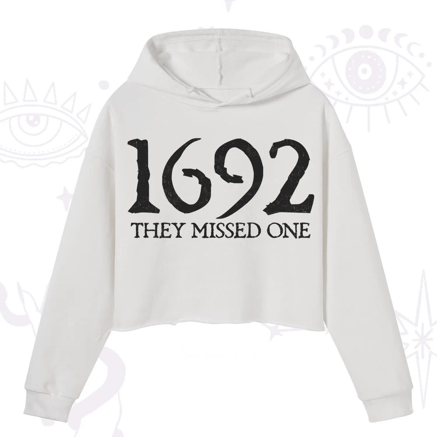 Purplehecate 1692 They Missed One Crop Hoodie