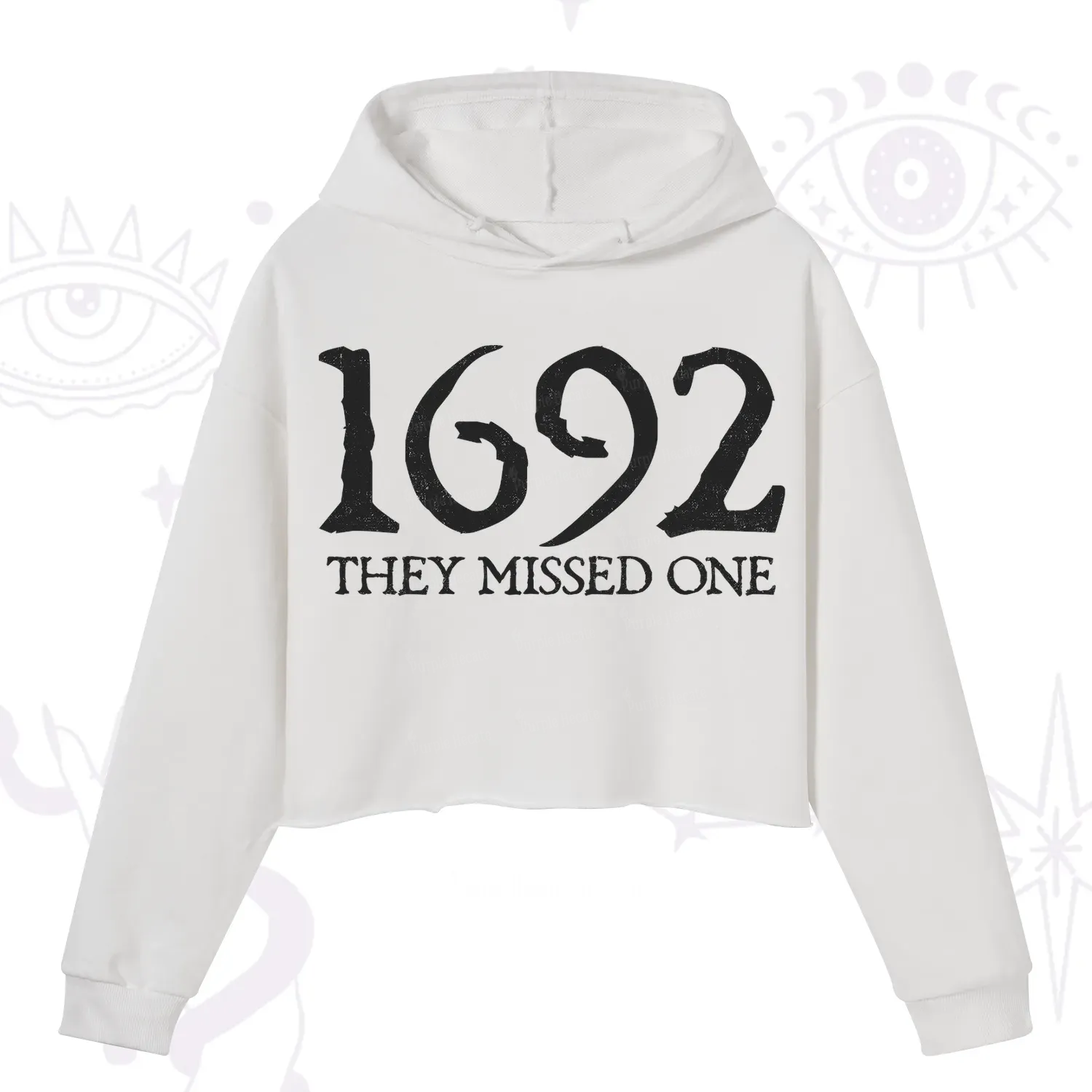 Purplehecate 1692 They Missed One Crop Hoodie