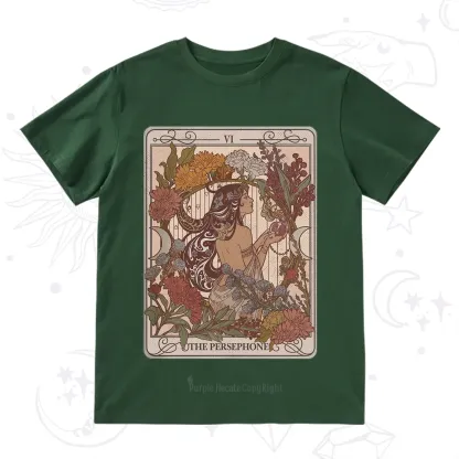Purplehecate The Persephone Goddess Tarot Card T-Shirt