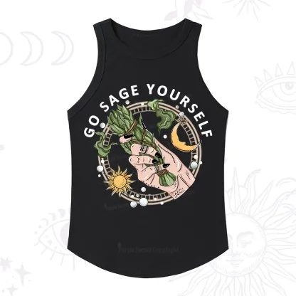 Purplehecate Go Sage Yourself Ribbed Tank Top