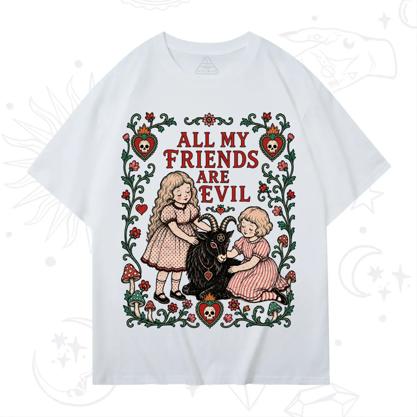 Purplehecate All My Friends Are Evil T-Shirt