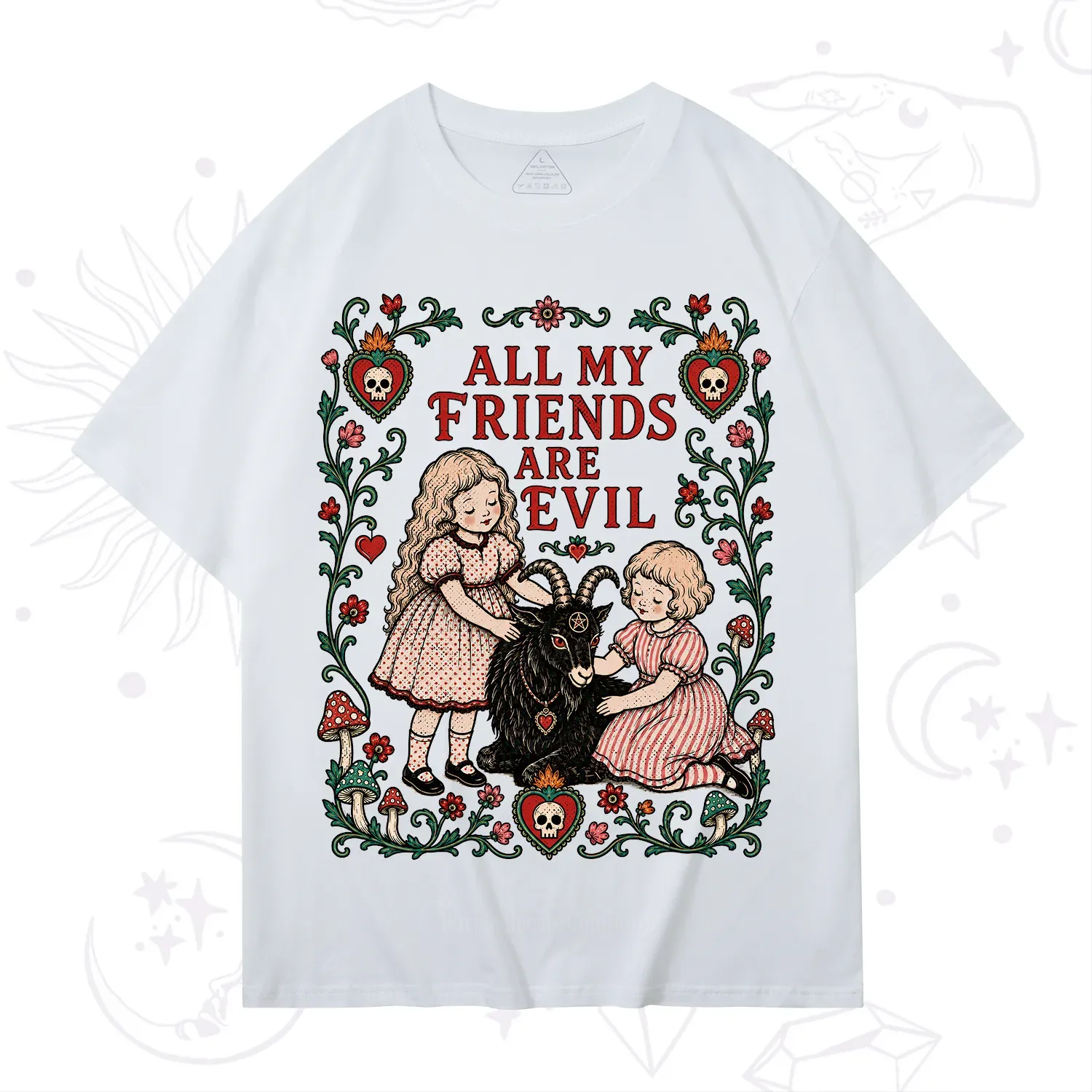 Purplehecate All My Friends Are Evil T-Shirt