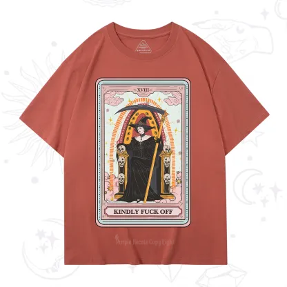 Purplehecate The Kindly Fuck Off Tarot T-Shirt