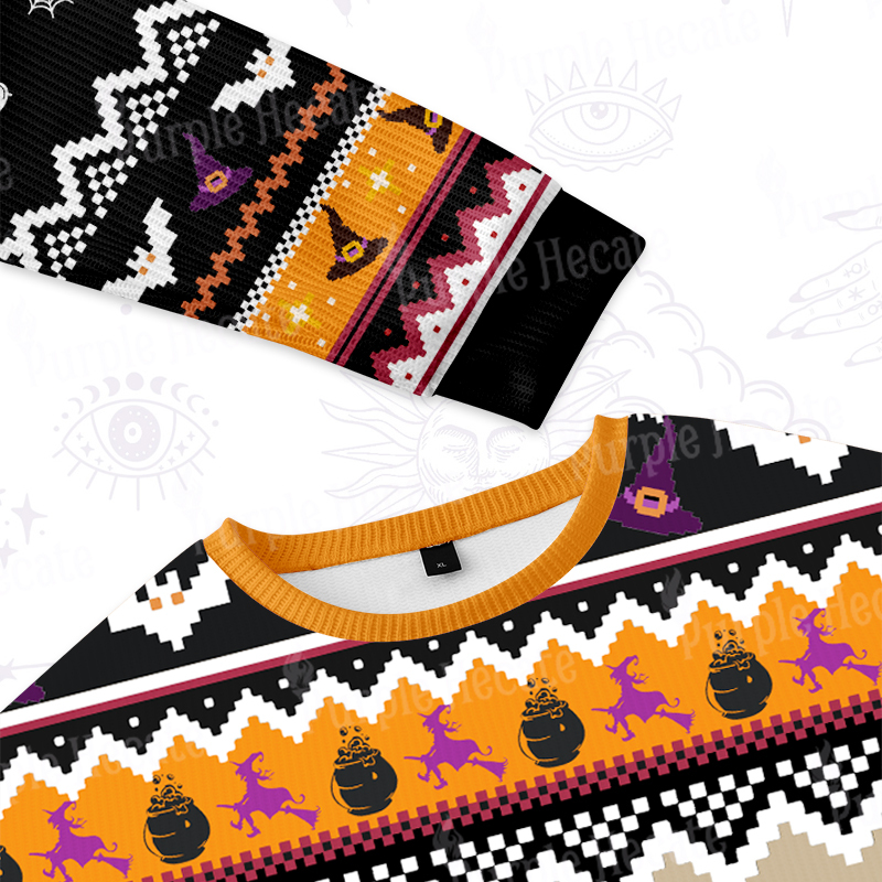 Purplehecate Girls Will Be Girls Witch Ugly Halloween Sweatshirts