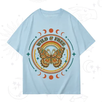 Purplehecate Wild?And?Free?Butterfly T-Shirt