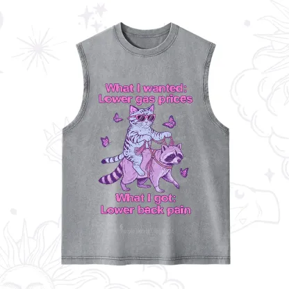 Purplehecate Lower Gas Prices Lower Back Pain Cat Washed Tank