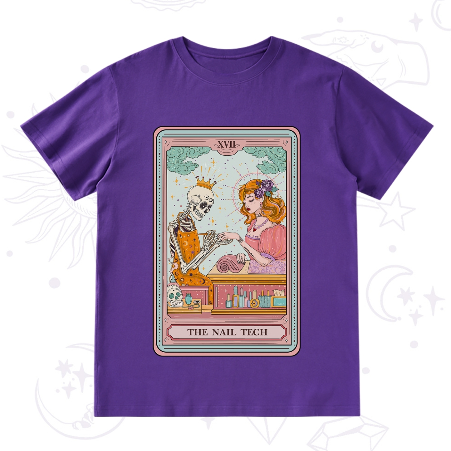 Purplehecate The Nail Tech Life Tarot T-Shirt