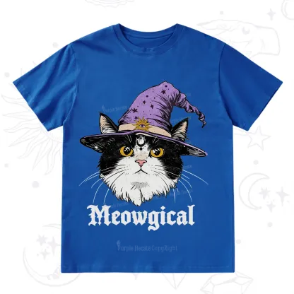 Purplehecate Meowgical Witch Cat T-Shirt