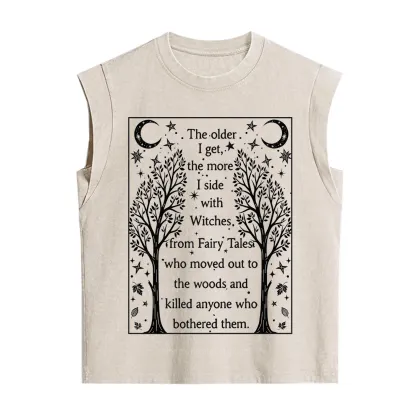 Purplehecate Side With Witches Vintage Washed Tank