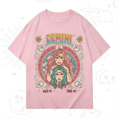 Purplehecate Gemini Cosmic Zodiac T-Shirt