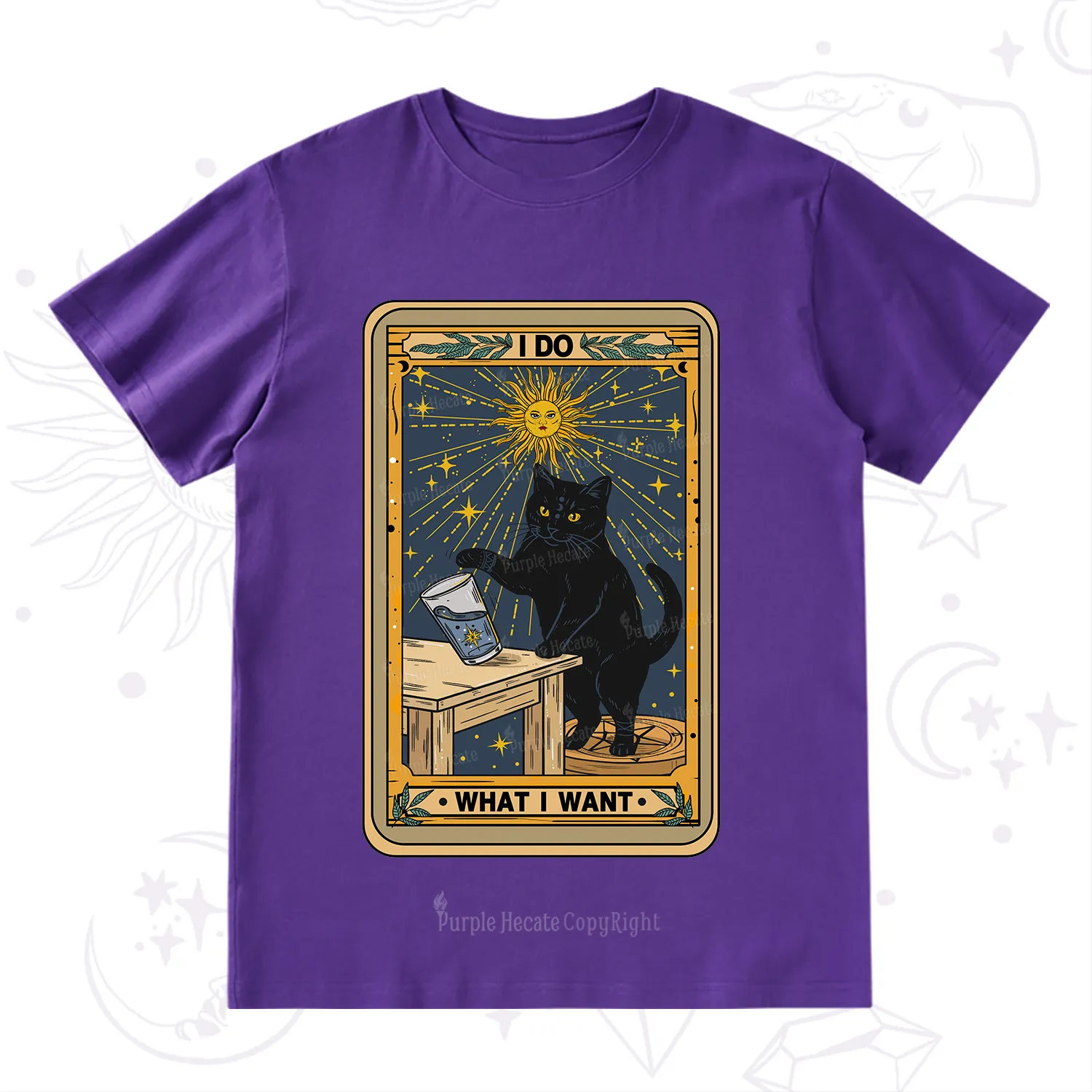 Purplehecate I Do What I Want Cats T-Shirt