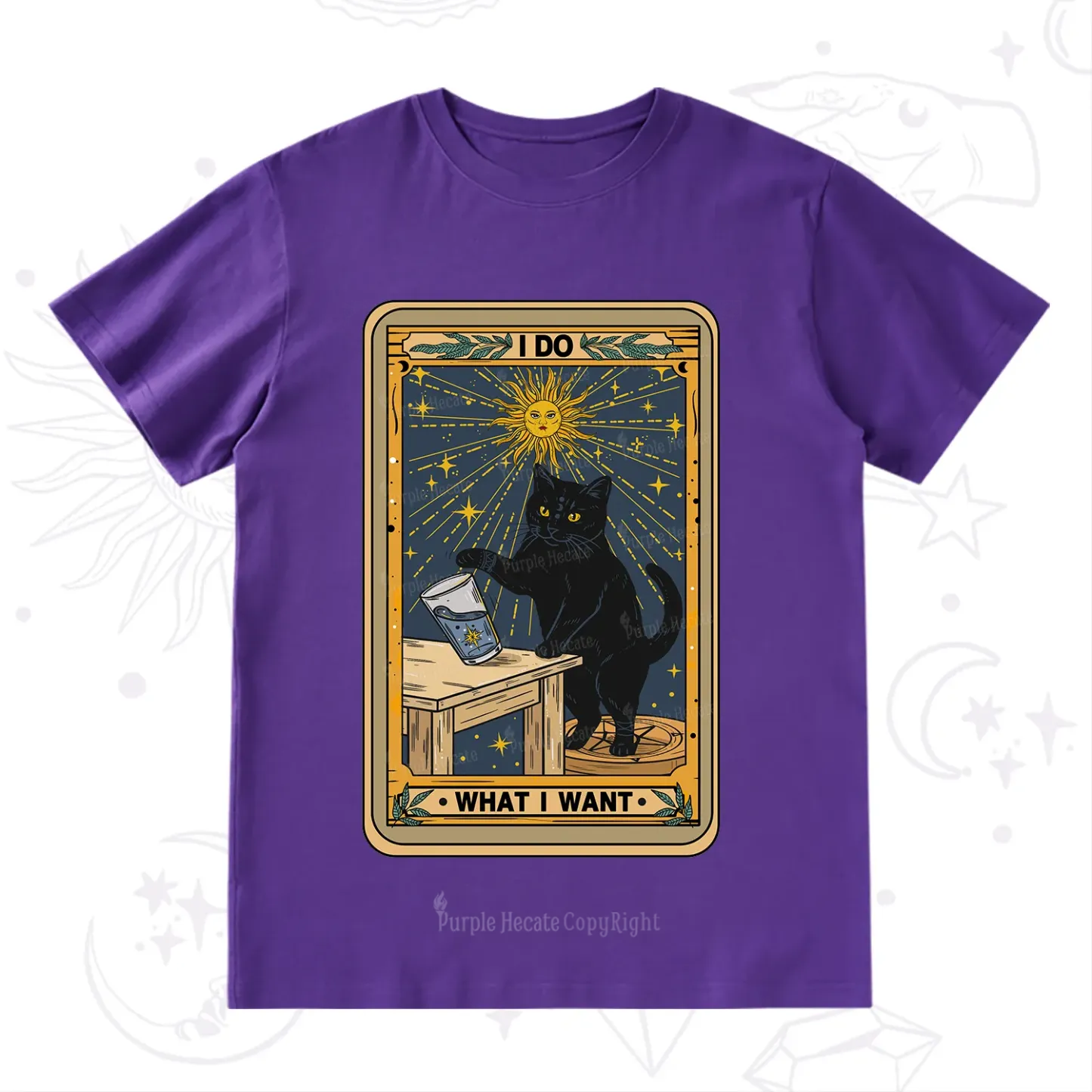Purplehecate I Do What I Want Cats T-Shirt
