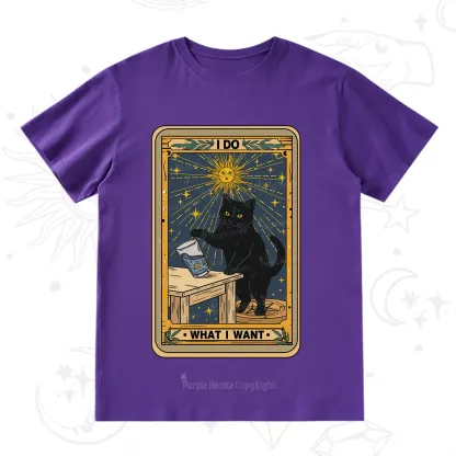Purplehecate I Do What I Want Cats T-Shirt
